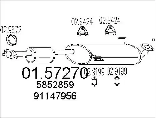 средно гърне MTS 01.57270