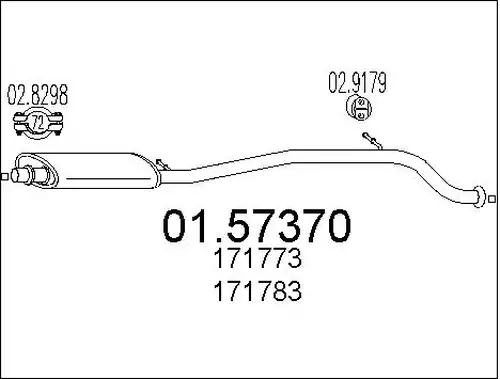 средно гърне MTS 01.57370