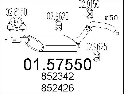 средно гърне MTS 01.57550