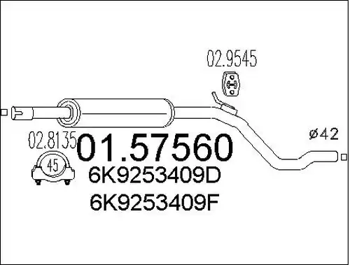 средно гърне MTS 01.57560