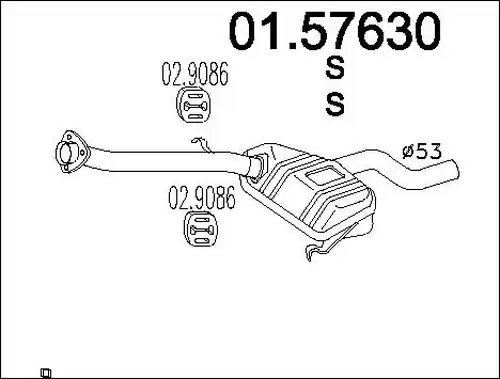 средно гърне MTS 01.57630