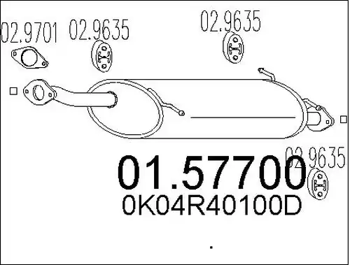 средно гърне MTS 01.57700