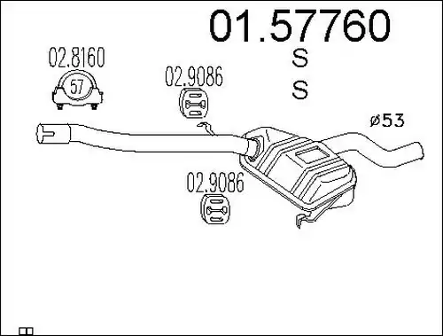 средно гърне MTS 01.57760