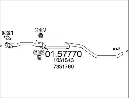 средно гърне MTS 01.57770