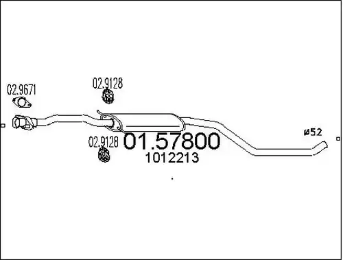 средно гърне MTS 01.57800