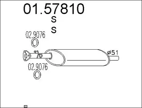 средно гърне MTS 01.57810