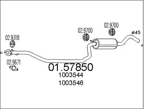 средно гърне MTS 01.57850