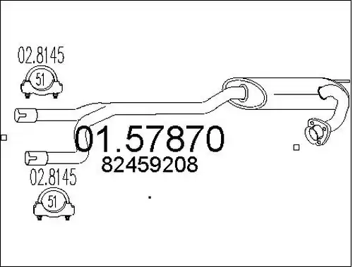 средно гърне MTS 01.57870