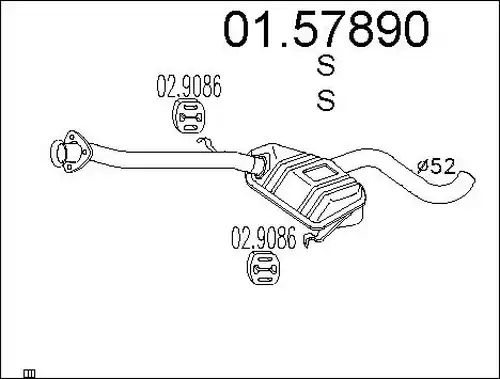 средно гърне MTS 01.57890