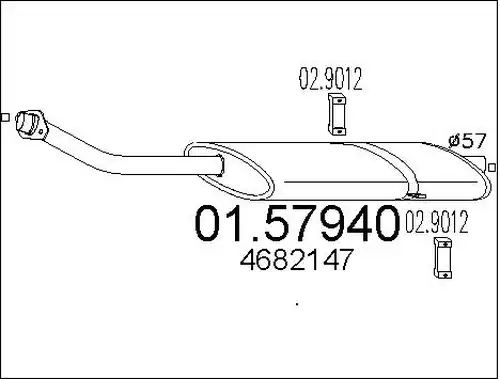 средно гърне MTS 01.57940