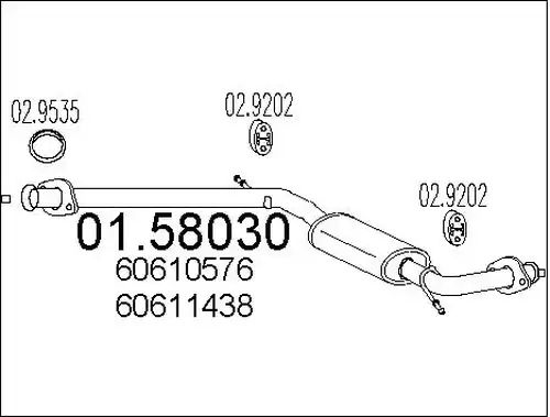 средно гърне MTS 01.58030