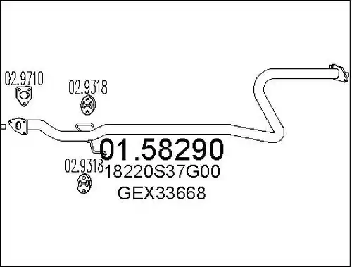 средно гърне MTS 01.58290