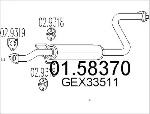 средно гърне MTS 01.58370