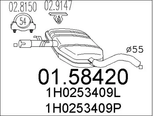 средно гърне MTS 01.58420