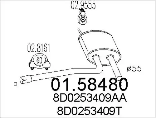 средно гърне MTS 01.58480