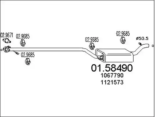 средно гърне MTS 01.58490