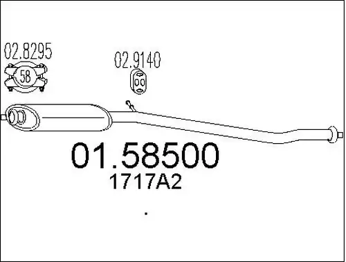 средно гърне MTS 01.58500