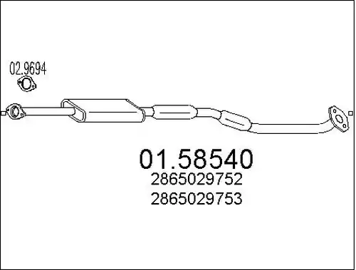 средно гърне MTS 01.58540