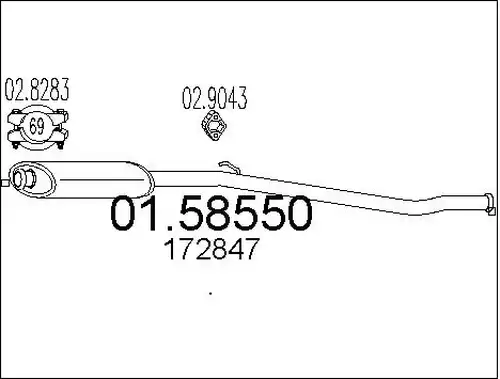 средно гърне MTS 01.58550