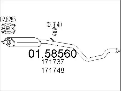 средно гърне MTS 01.58560