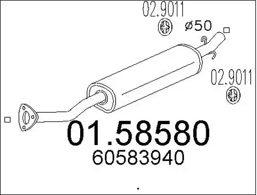 средно гърне MTS 01.58580