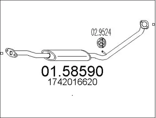 средно гърне MTS 01.58590