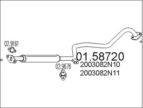 средно гърне MTS 01.58720