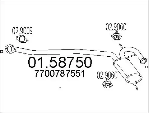 средно гърне MTS 01.58750