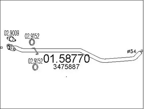 средно гърне MTS 01.58770