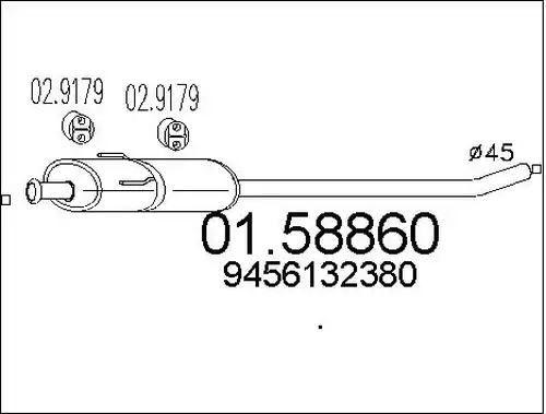 средно гърне MTS 01.58860