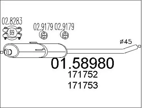 средно гърне MTS 01.58980