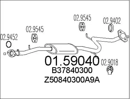 средно гърне MTS 01.59040