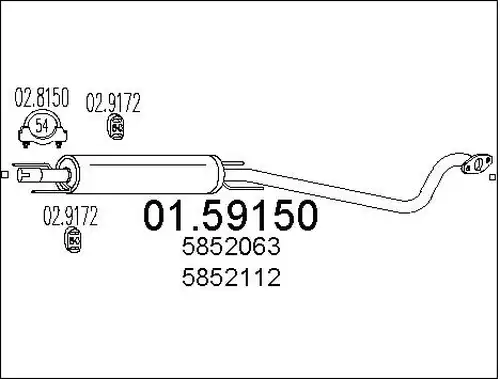 средно гърне MTS 01.59150