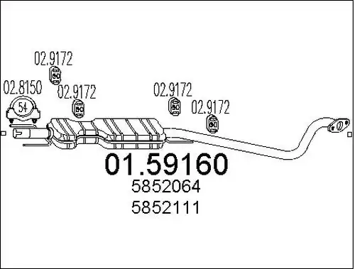 средно гърне MTS 01.59160