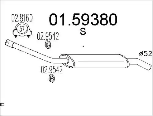 средно гърне MTS 01.59380