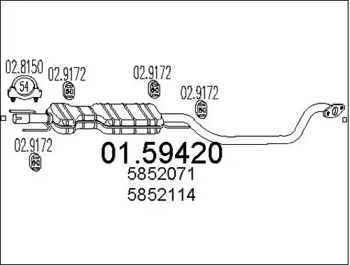 средно гърне MTS 01.59420