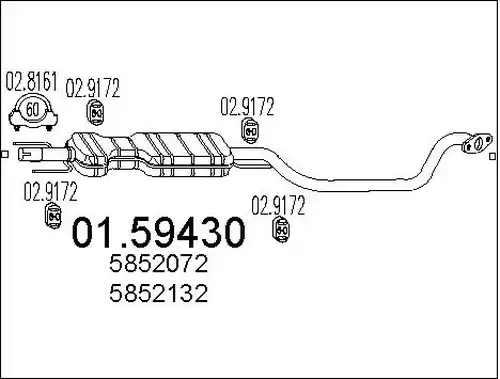 средно гърне MTS 01.59430