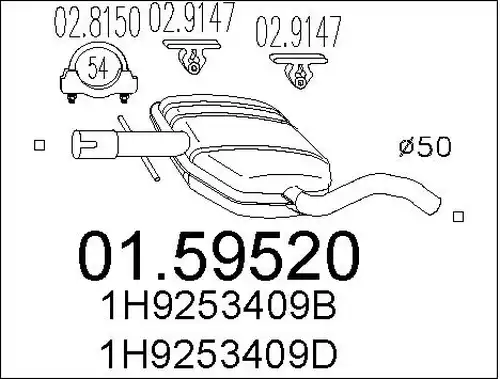 средно гърне MTS 01.59520