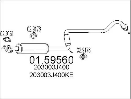 средно гърне MTS 01.59560