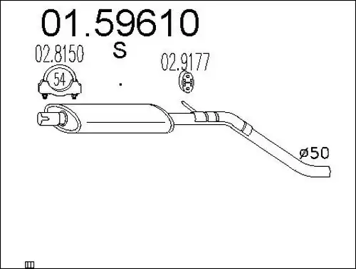 средно гърне MTS 01.59610