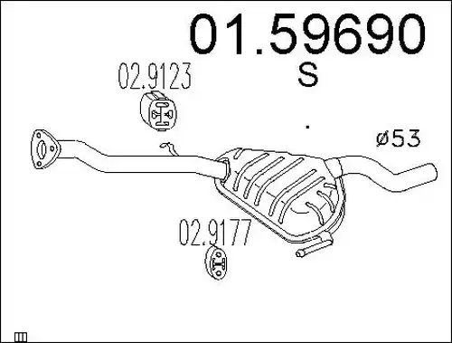 средно гърне MTS 01.59690