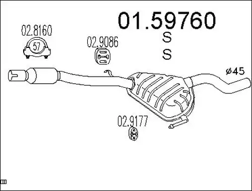 средно гърне MTS 01.59760