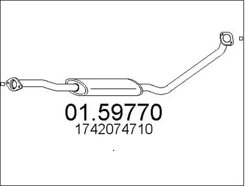 средно гърне MTS 01.59770