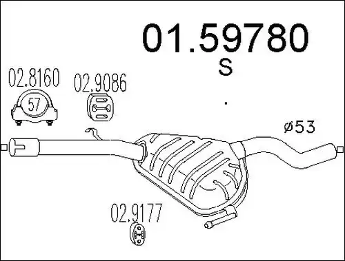 средно гърне MTS 01.59780