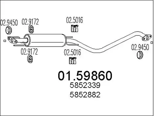 средно гърне MTS 01.59860