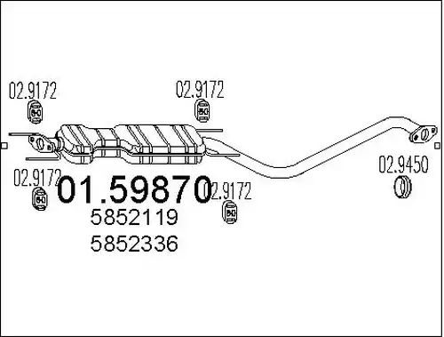 средно гърне MTS 01.59870