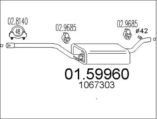 средно гърне MTS 01.59960