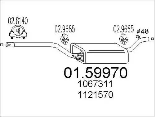 средно гърне MTS 01.59970