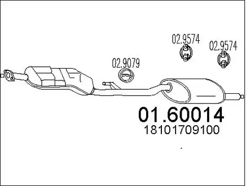 крайно гърне MTS 01.60014