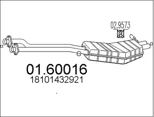 крайно гърне MTS 01.60016